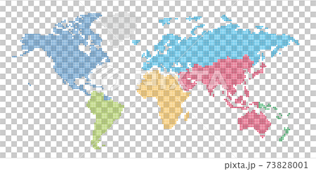 角丸正方形のドットでできた国際サッカー連盟の地図 大西洋中心 文字なし 角丸正方形のドットでできた国際サッカー連盟の地図 大西洋中心 文字なし 73828001