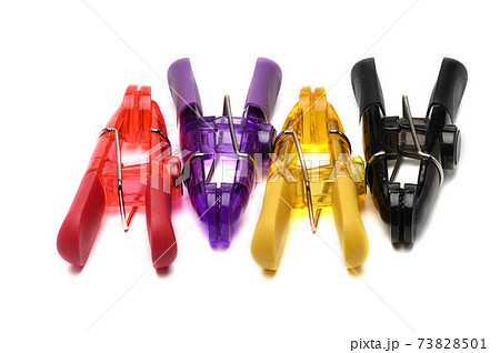 Clothespin.Clothes pegs for hanging clothes.On a white background. 73828501