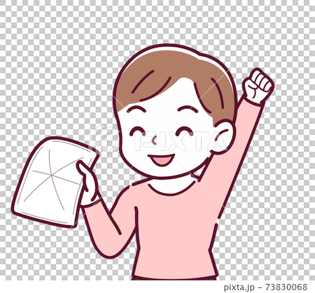 Girl in pink clothes_B_rag_happy02.eps 73830068