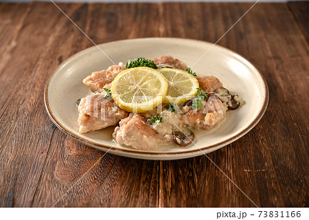 鶏のレモンクリーム煮 鶏のレモンクリーム煮 73831166
