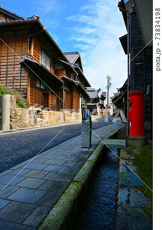 中津川宿　枡形　下町　中山道　中津川市 73834198