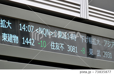 ＜東京都＞株価ボード 73835877