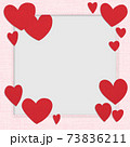 インスタ向けのバレンタインフレーム 73836211