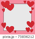 インスタ向けのバレンタインフレーム 73836212