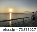 石垣　桟橋からの夕陽 73838027