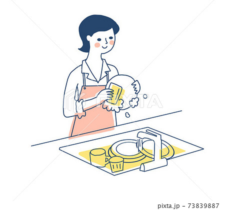 24,770 Woman Washing Dishes Images, Stock Photos, 3D objects, & Vectors