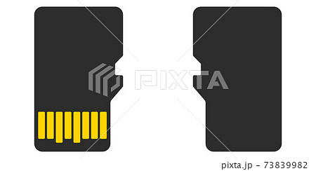 Memory Card Isolated Icon. Simple Element Illustration from Electronic  Stuff Fill Concept Icons Stock Vector - Illustration of silhouette, logo:  142289327