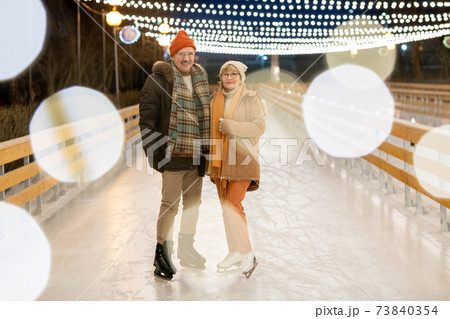 Christmas holidays on ice rink Christmas holidays on ice rink 73840354