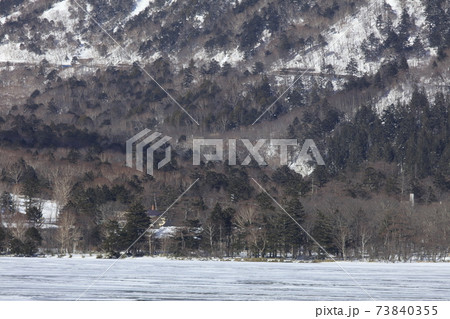 湯の湖冬景色 湯の湖冬景色 73840355