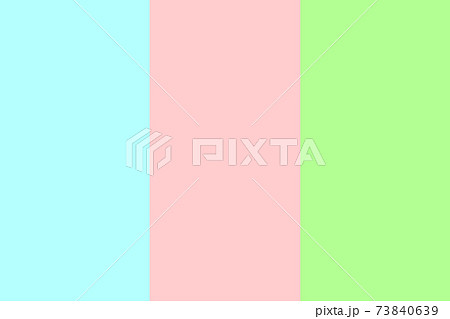パステル カラー 背景素材 壁紙 空色 ピンク 緑 水色 若葉 グリーン モスのイラスト素材