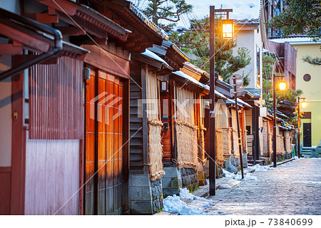 Kanazawa, Japan at the Samurai District. 73840699