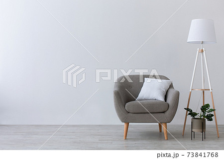 Modern minimal interior of home office, living room or bedroom Modern minimal interior of home office, living room or bedroom 73841768
