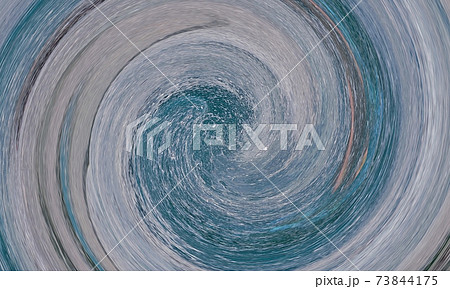 波模様の渦巻きのイラスト素材