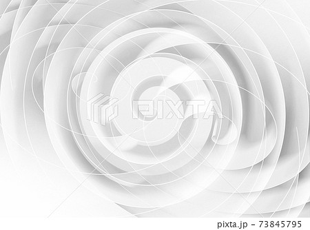 Abstract white digital graphic background with spirals 73845795