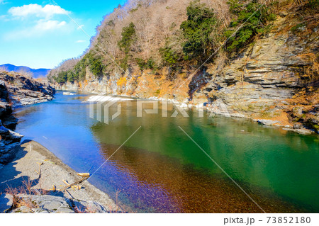 荒川の長瀞渓谷（下流） 73852180