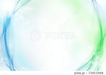 背景フレーム曲線ウェーブ素材 73853998