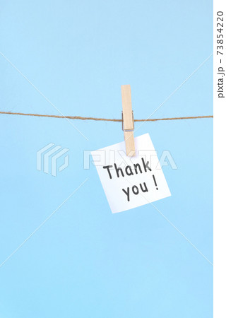 Words of thank you. ありがとうの言葉 73854220
