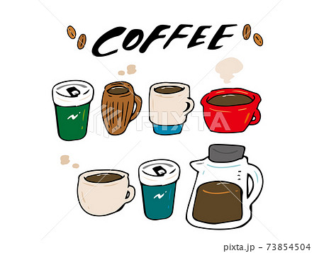 コーヒーカップ　複数　種類 73854504