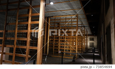 群馬、富岡製糸場、西置繭所内部 73854694