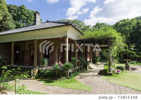 晴天のグラバー園旧オルト住宅　国指定重要文化財 73855348
