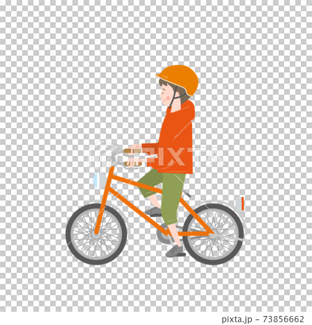 自転車に乗る男の子 73856662