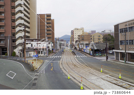 ゴーストタウン ロックダウン 自粛 市街地 通りB ゴーストタウン ロックダウン 自粛 市街地 通りB 73860644