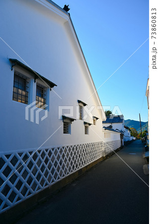 萩 菊屋横町 菊谷家住宅の白壁 萩市 萩 菊屋横町 菊谷家住宅の白壁 萩市 73860813