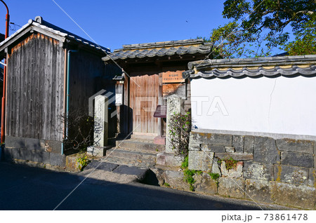 萩 高杉晋作誕生地 菊屋横町 萩市の写真素材