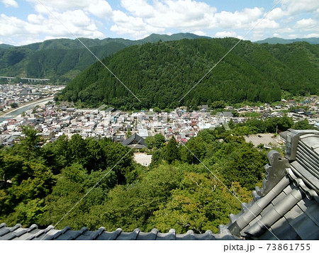 郡上八幡城から見た郡上八幡の城下町 郡上八幡城から見た郡上八幡の城下町 73861755