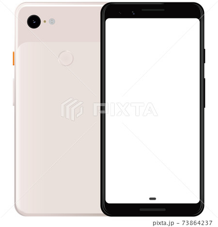 ピンクのスマートフォン 73864237