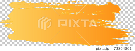 手寫金墨筆刷素材 73864861