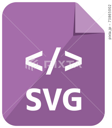 ファイル形式・プログラミング言語　ベクターアイコンイラスト / SVG 73865002