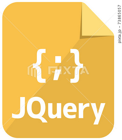 ファイル形式 プログラミング言語 ベクターアイコンイラスト Jqueryのイラスト素材