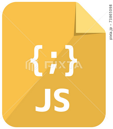 ファイル形式・プログラミング言語　ベクターアイコンイラスト / Javascript 73865098