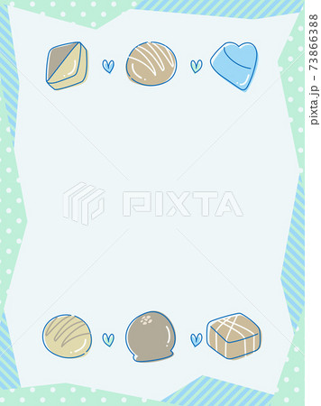 whiteday　ホワイトデー　ハート　バナー　POP　縦長 73866388