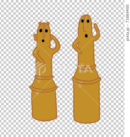 埴輪のイラスト 73869400