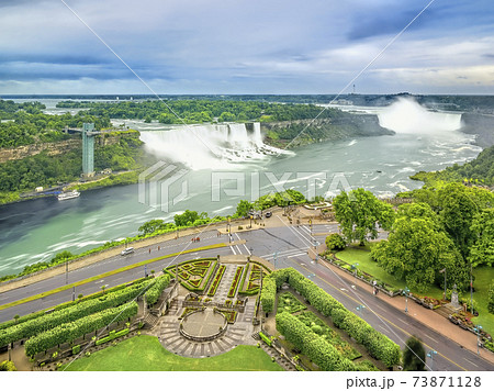 ナイアガラフォールズ ナイアガラの滝 Niagara Falls Canada Usaの写真素材