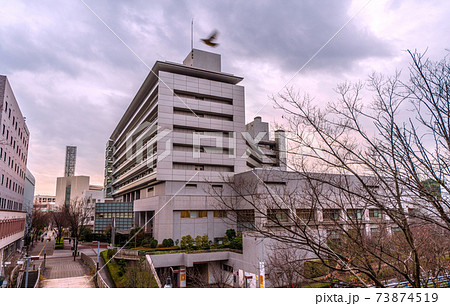 日本の横浜都市景観 昭和大学横浜市北部病院などを望む＝横浜市都筑区 73874519