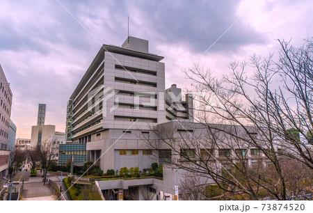 日本の横浜都市景観 昭和大学横浜市北部病院などを望む＝横浜市都筑区 73874520