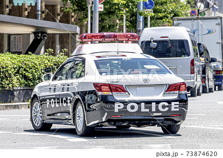 パトカー 走行イメージ パトカー 走行イメージ 73874620