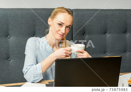 Portrait of a young businesswoman Portrait of a young businesswoman 73875983