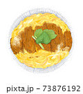 手描き風のカツ丼 73876192