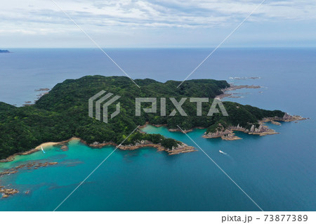 高知県土佐清水市 竜串の風景 高知県土佐清水市 竜串の風景 73877389