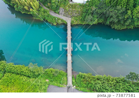 高知県四万十町　一斗俵沈下橋 73877581