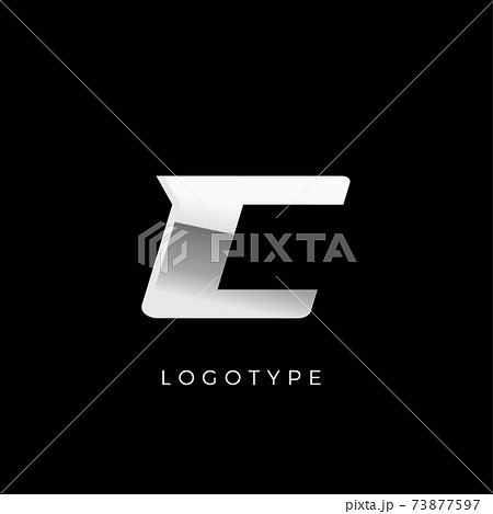 Steel C letter. Business monogram with stainless or chrome effect. Dynamic logo concept with shiny aluminum texture for dynamic sports, speed race, automotive. Metal style typography design Steel C letter. Business monogram with stainless or chrome effect. Dynamic logo concept with shiny aluminum texture for dynamic sports, speed race, automotive. Metal style typography design 73877597