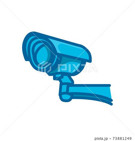 cctv camera icon vector illustration isolated on white background cctv camera icon vector illustration isolated on white background 73881249