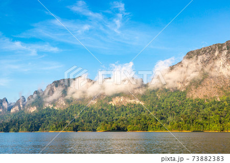 Cheow Lan lake in Thailand Cheow Lan lake in Thailand 73882383