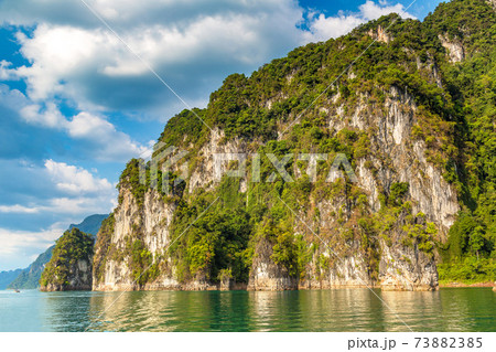 Cheow Lan lake in Thailand Cheow Lan lake in Thailand 73882385