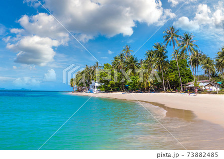 Tropical beach on Samui Tropical beach on Samui 73882485