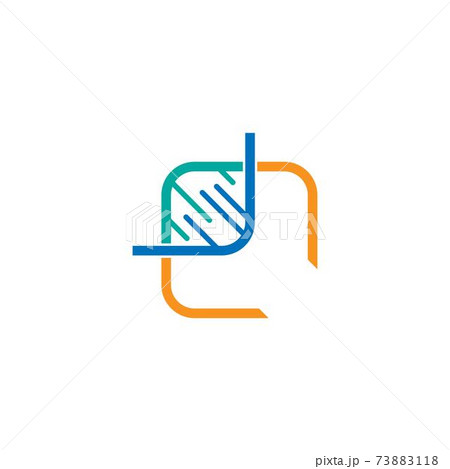 DNA,Genetic sign logo icon design vector 73883118
